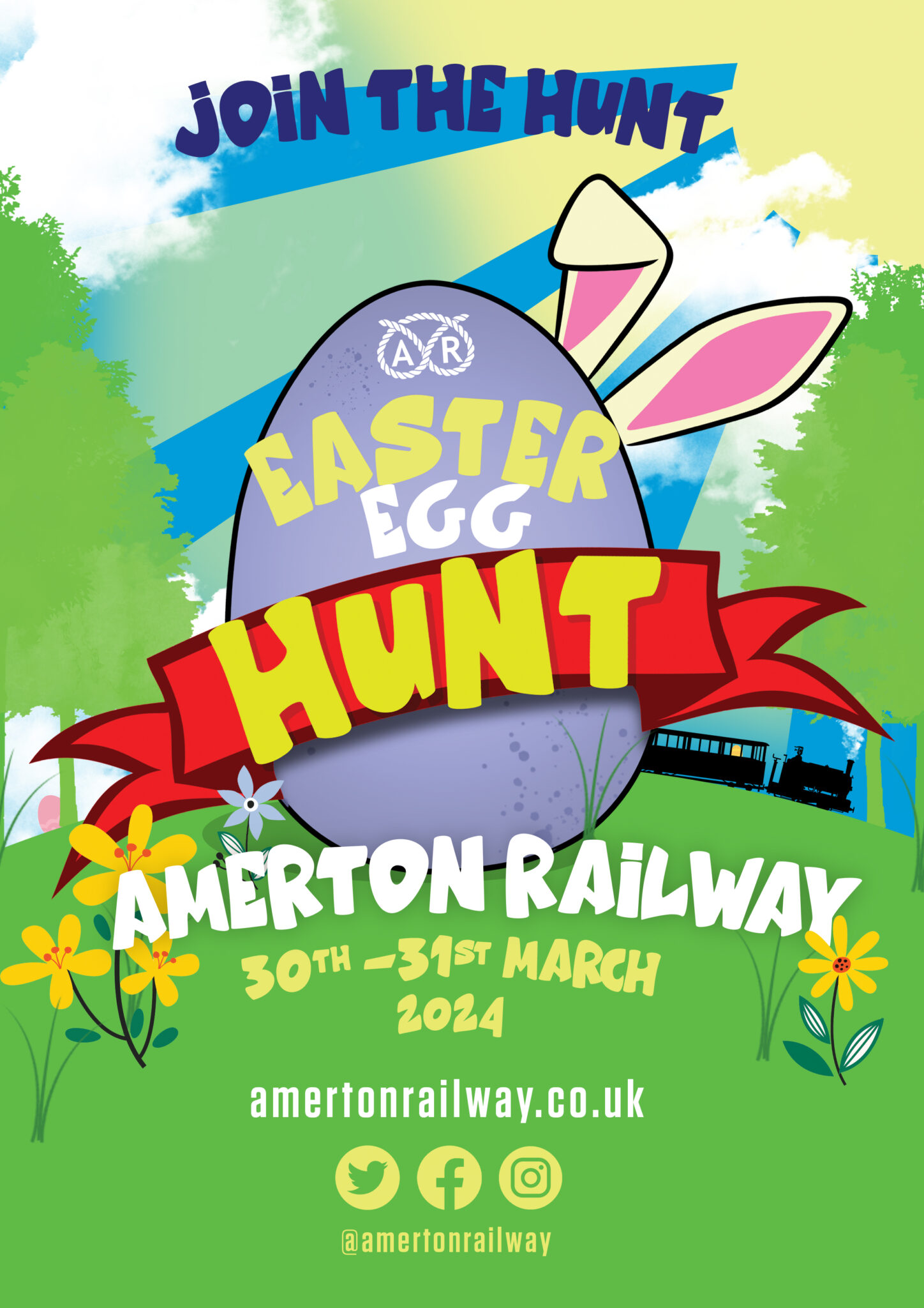 Easter Egg Hunt 2024 Amerton Railway